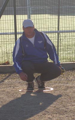 Yannick Briens serent petanque