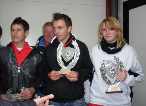 champions du morbihan de p&eacute;tanque triplette junior 2009