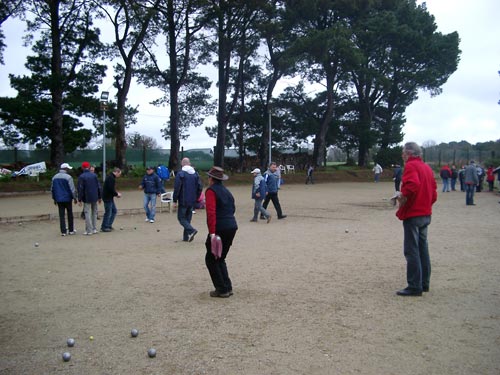 Championnat des clubs &agrave; Luscanen petanque morbihan