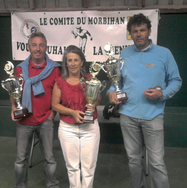 les finalistes du grand prix du morbihan de p&eacute;tanque 2010