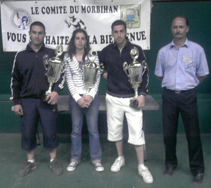 vainqueur p&eacute;tanqueur carnacois au grand prix morbihan ffpjp