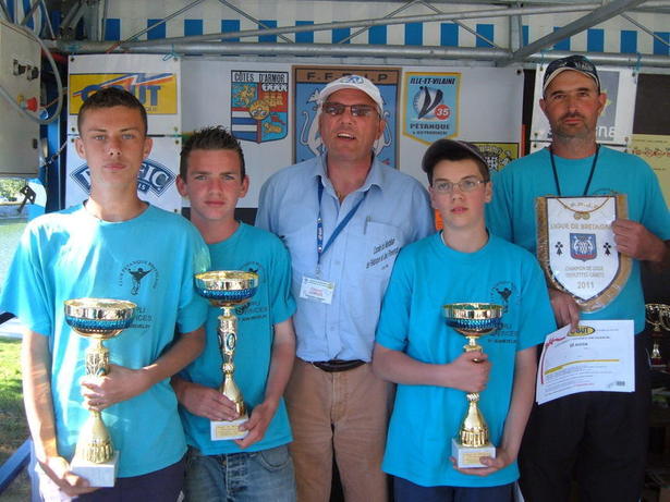 champions de Bretagne cadet 2011
