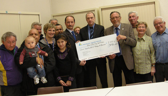 Notre partenaire Prévoir Assurance et les présidents de clubs secteur 1