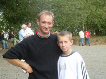 Père et fils lors de cette  première journée de CDC de jeunes 2006
