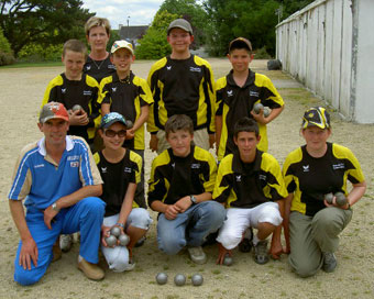 La formation de la pétanque mauronnaise