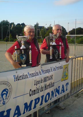 vice champion du morbihan doublette veteran 
