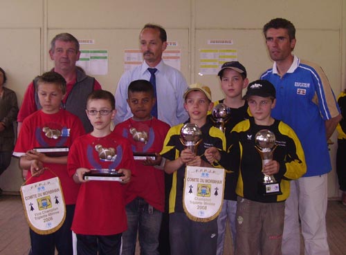 les triplettes finalistes minimes 2008