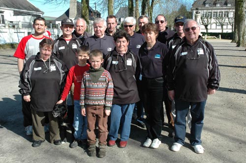 coupe de France de petanque entre Josselin et Quiberon