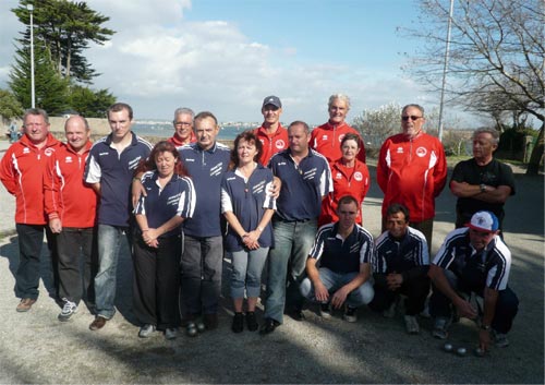 P&eacute;tanque club Larmor Plage et Locmiqu&eacute;lic en coupe du Morbihan