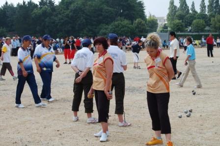 Poitiers france feminin petanque FFPJP