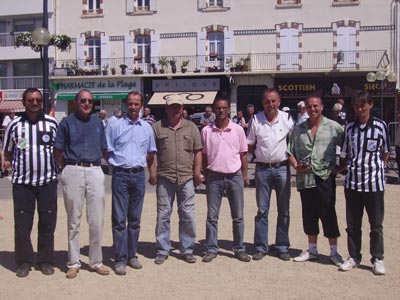 Les finaliste du regional A de la ville de Quiberon