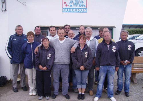 Quiberon P&eacute;tanque et Petanque club Locmiquelic en coupe du morbihan
