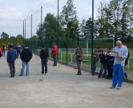 Notation de Thierry Hindré, éducateur pétanque FFPJP du CD56.
