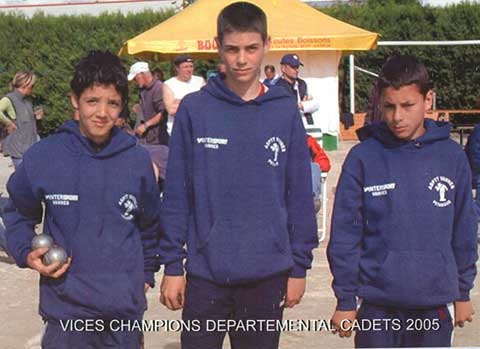 Les finalistes des championnats du Morbihan cadets