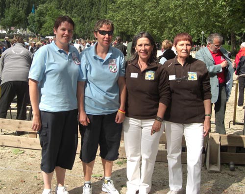 Morbihan contre Limousin au championnat de France de p&eacute;tanque