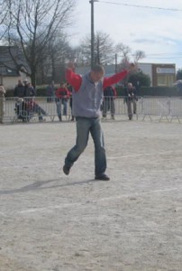 Brendan Morand champion les bras au ciel