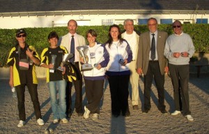 Championnes du Morbihan doublette féminine 2011 à Quiberon