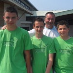 Champions du Morbihan de pétanque en Triplette Cadet