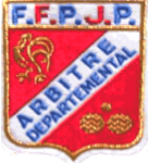 Ecusson de l'arbitre départemental de pétanque