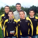 L'équipe jeune du Pétanque Club Mauronnais