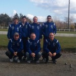 équipe de la pétanque pontivyenne en CDC1 2012 ffpjp