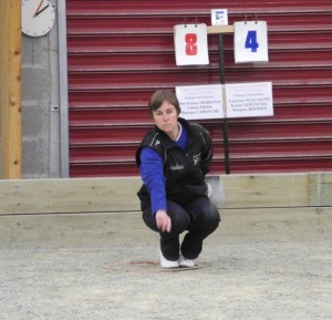 Laurence Malgogne du P&eacute;tanque Club Ploerinois