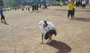 Marl&egrave;ne Davilma au championnat de France de p&eacute;tanque jeune &agrave; Nevers