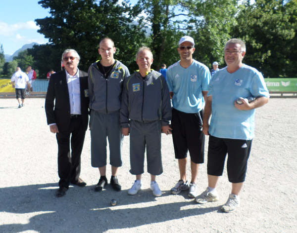 Les joueurs FFPJP du Morbihan et des Alpes maritimes