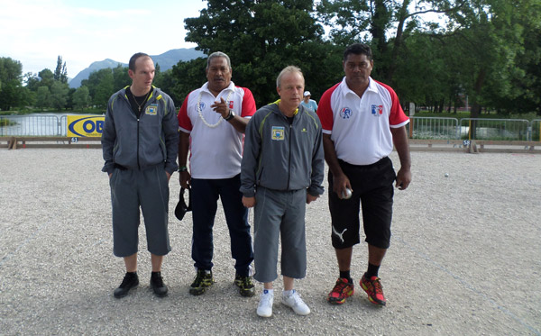 Joueurs FFPJP du Morbihan et de Wallis et Futuna