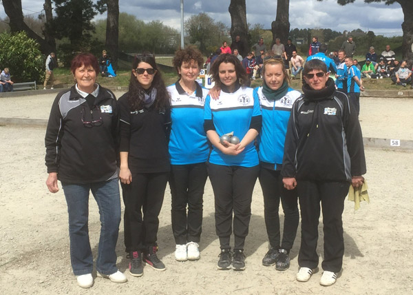 Demi-finale Ploeren - Lanester lors de ce championnat féminin à luscanen
