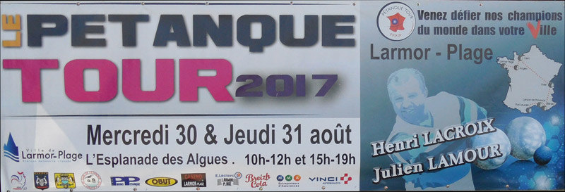 Petanque Tour 2017 à Larmor-Plage 