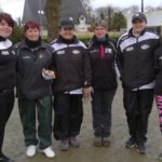 les deux équipes de Ploeren et VPC avant la finale du TSF 2018