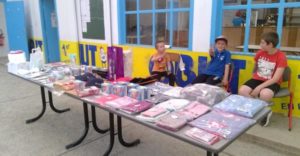 table des lots aux participantes