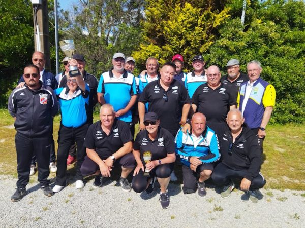 Finale du CDC-V 2024 entre Lanester et Vannes Pétanque Club