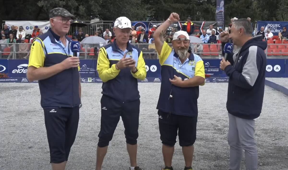 Paul, Joël et Irénée qualifiés pour la finale du championnat de France Vétéran 2025