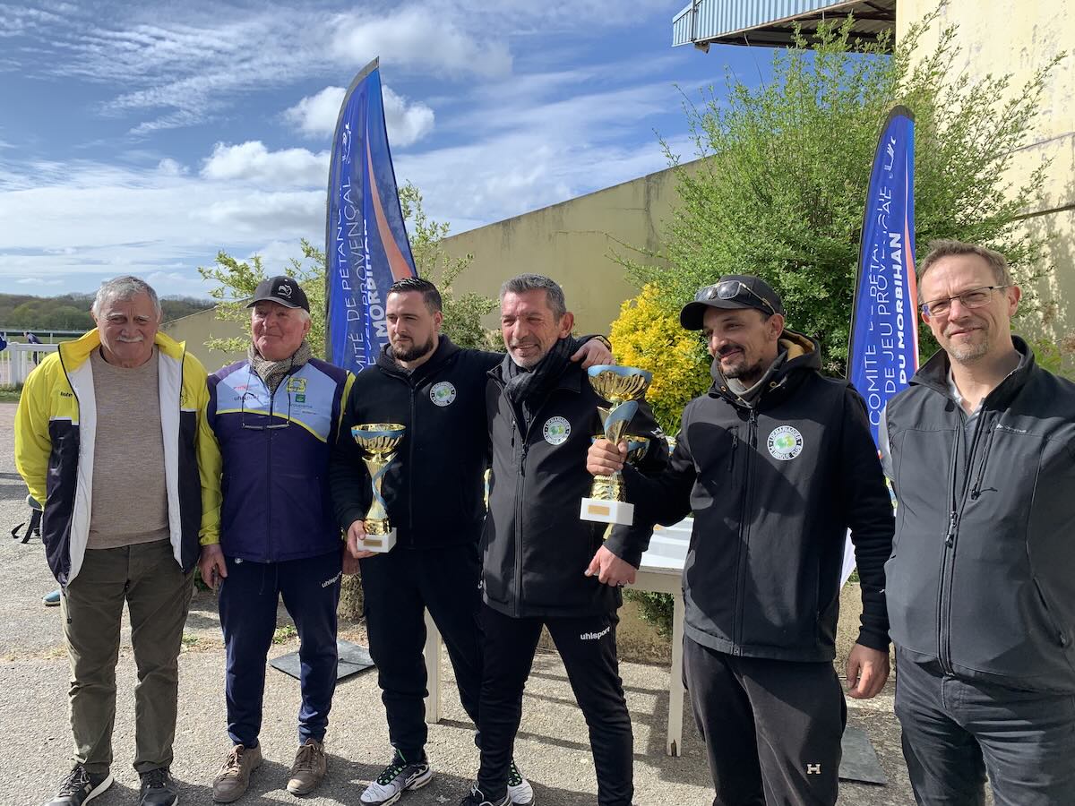 Champions du Morbihan en Triplette Jeu Provençal 2026