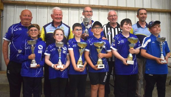 Champions et Vice-champions du Morbihan de pétanque en triplette minime 2026 à Josselin